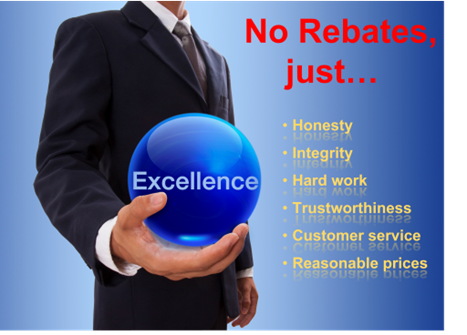 Why Team Alex Does not Offer Rebates